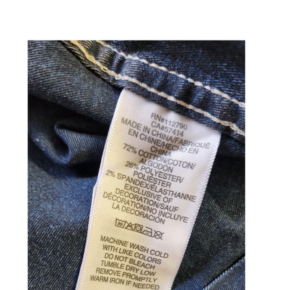 True Religion Blue Button Down Shirt - Picture 9 of 9